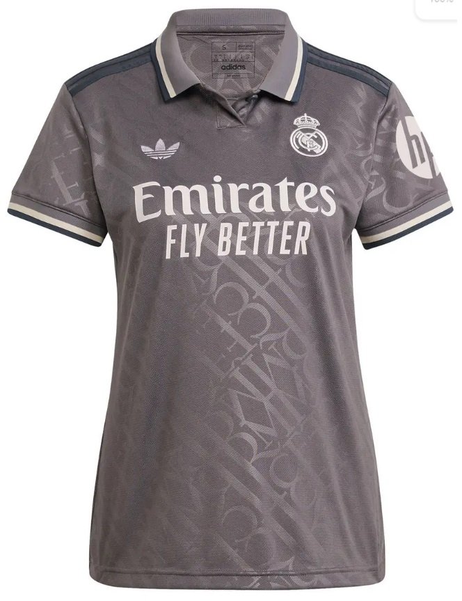 Camisa Feminina III Real Madrid 2024 2025 Adidas oficial 